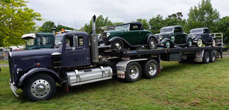 Kenworth car transporter & Fords